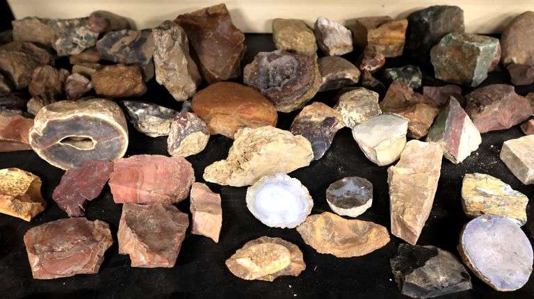 Geologic Material Example Collection of Geologic Specimens - Dixon's Auction at Crumpton