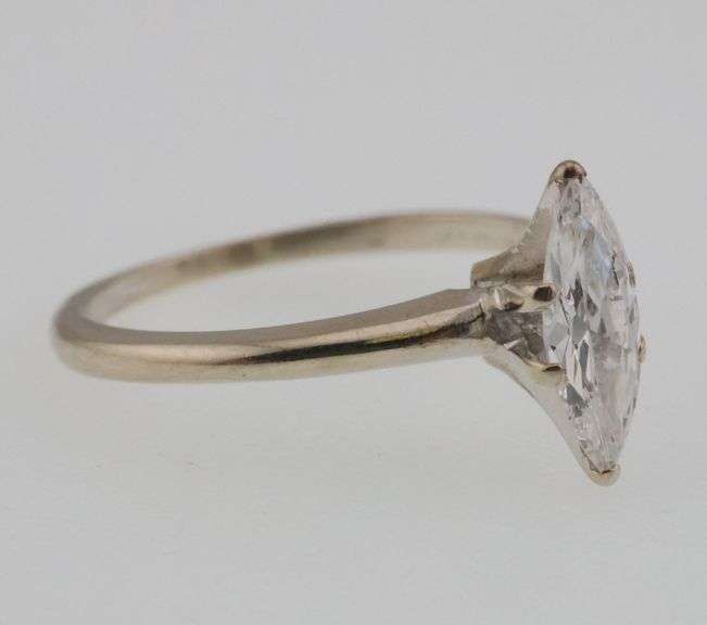 14k Gold 0.40 ct Diamond Solitaire Ring 1.4g
