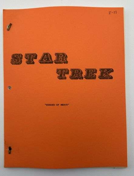 Star Trek: TOS Original Series Script "Errand Of Mercy"