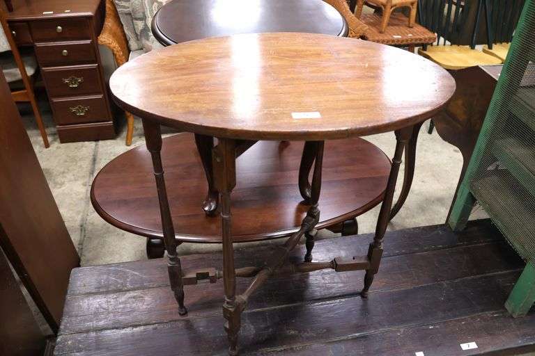 Edwardian Mahogany Tuckaway Table