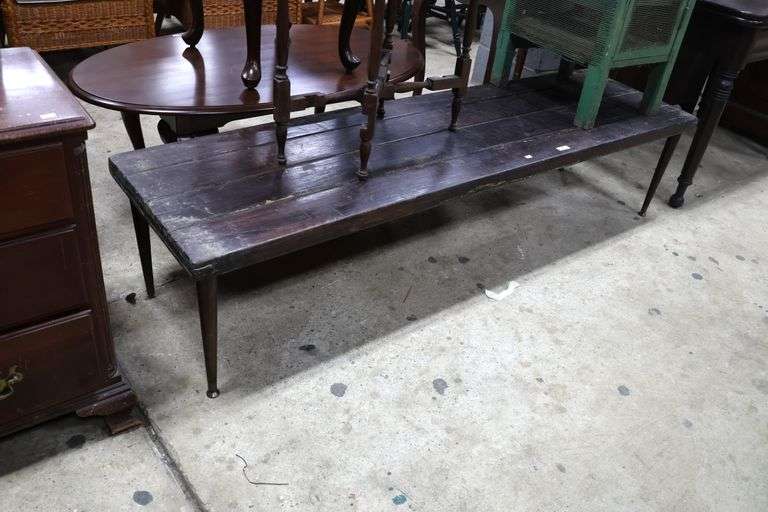 MCM Industrial Bench, Finish Wear