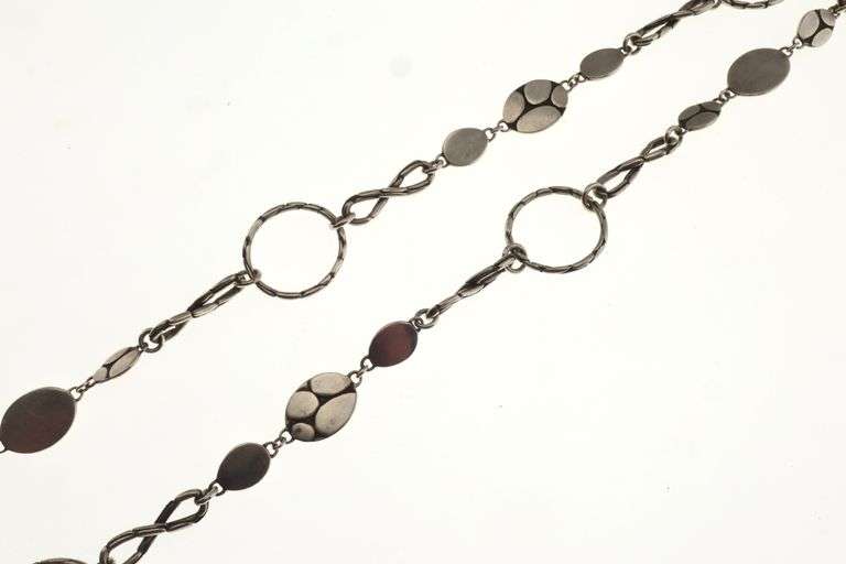 John Hardy Sterling Silver Kali Pebble Necklace - Dixon's Auction at ...