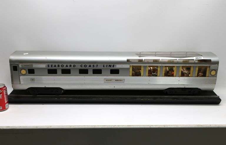 Vintage Seaboard Coast Line Railroad Train Model - Dixon's Auction at ...