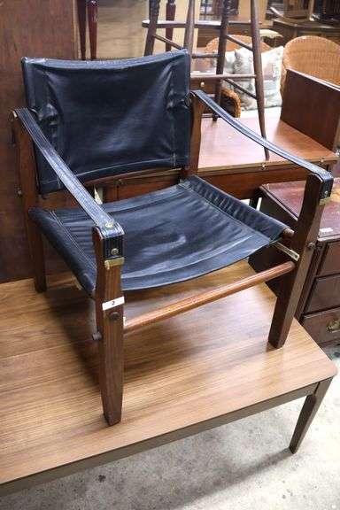 Gold Medal MCM Folding Safari Chair, Small Tape Repair to Back