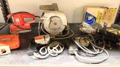 Lot of Vintage Power Tools - Dixon's Auction at Crumpton