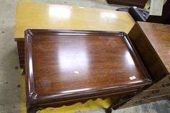 Henkel Harris Queen Anne Style Mahogany Tea Table