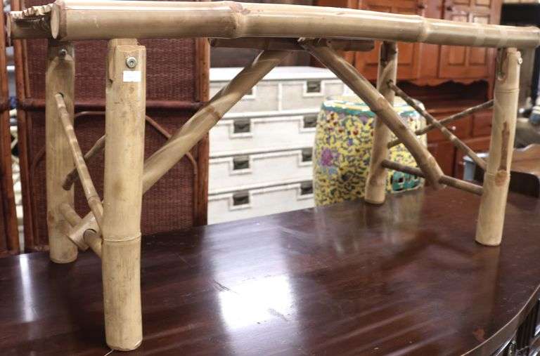 MCM Bamboo Bench