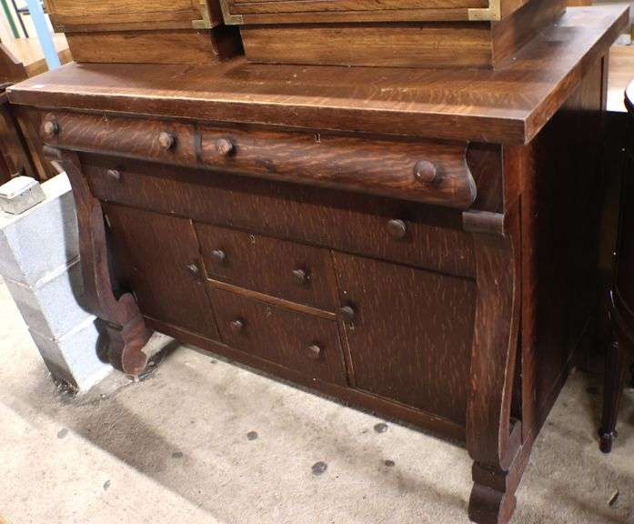Antique Golden Oak Sideboard