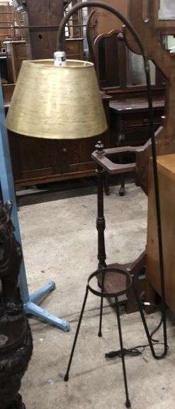 MCM Wrought Iron Floor Lamp