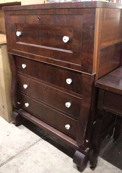 Late Federal Mixed Woods Butler's Desk