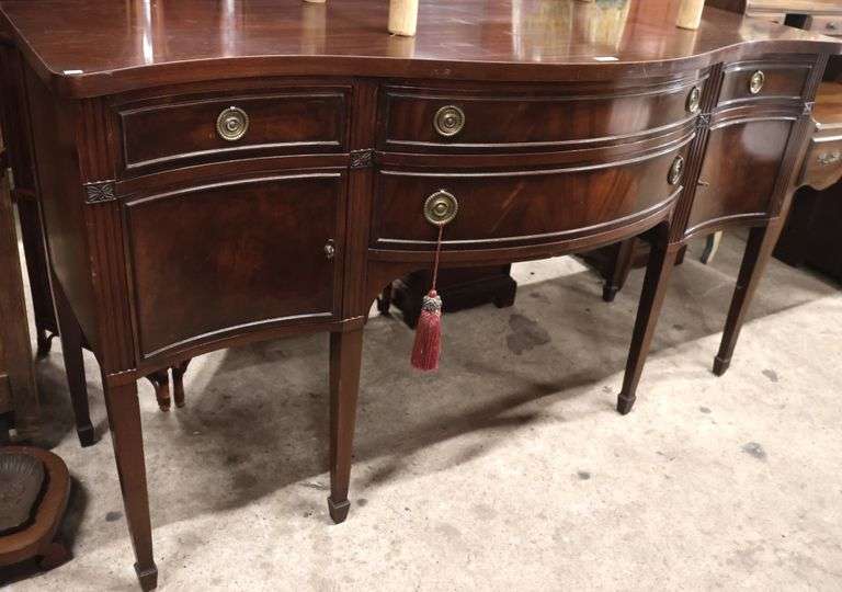 Depression Era Mahogany Sideboard, Minor Chips and Wear