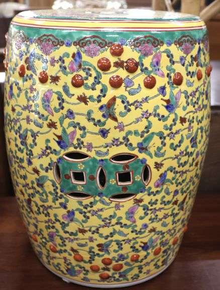 Asian Ceramic Garden Stool