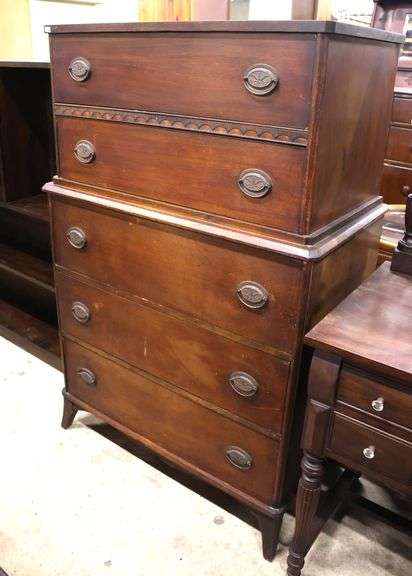 Depression Era Mahogany Chest