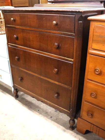 Depression Era Walnut Chest