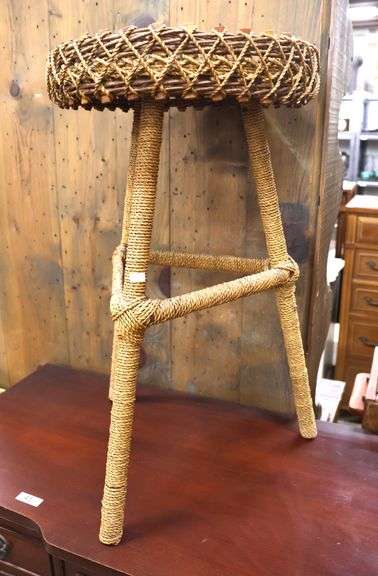 MCM Twisted Rope Plant Stand
