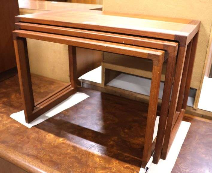 Danish MCM Teak Nesting Tables