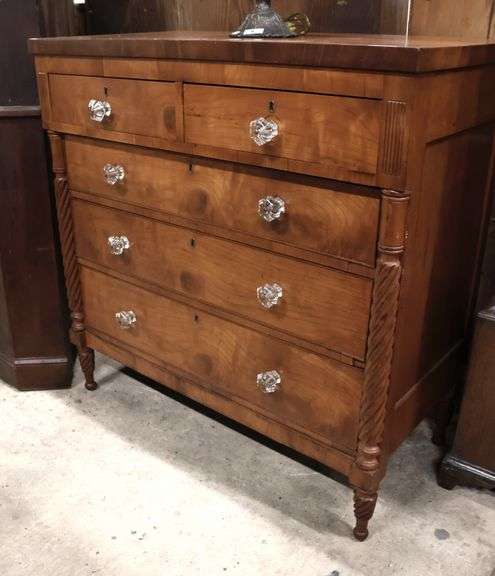 Mid-Atlantic Sheraton Cherry Chest of Drawers