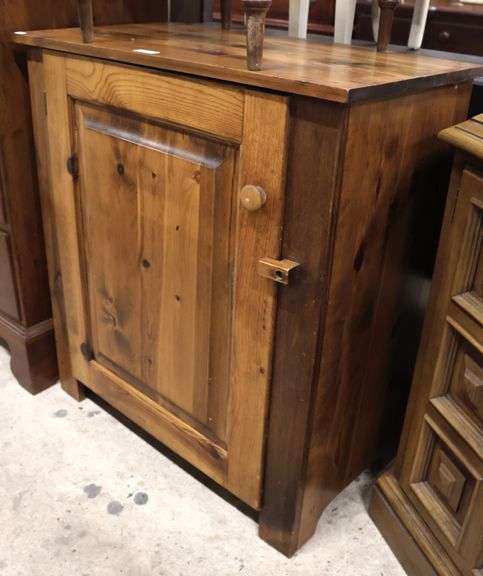 Modern Farmhouse Pine Cabinet