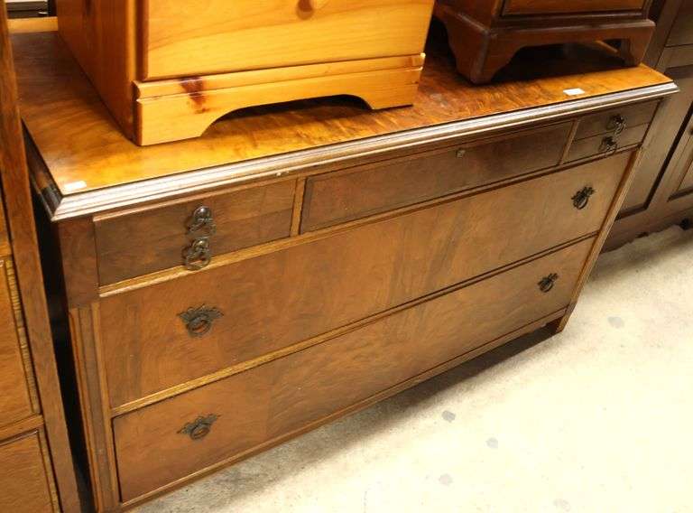 Depression Era Walnut Dresser
