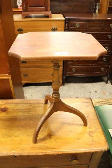 Hitchcock Farmhouse Candle Stand, Finish Wear