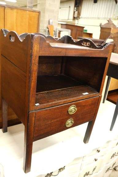 Georgian Mahogany Commode, As-Is