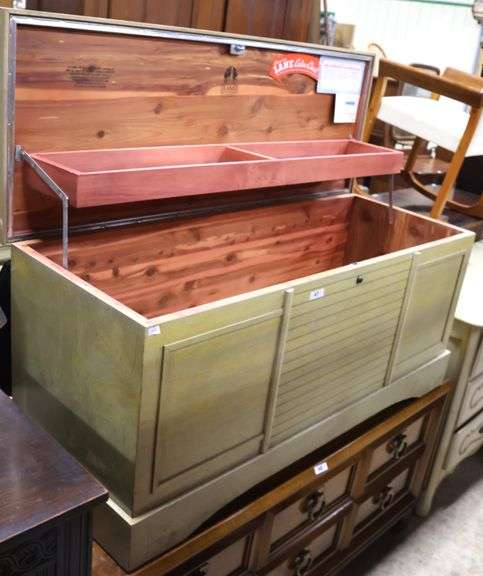 Lane MCM Stained Cedar Chest