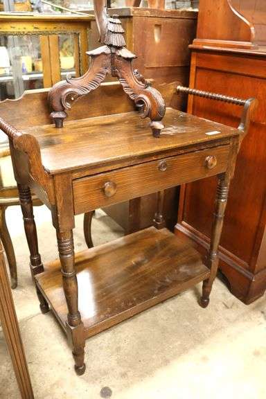 Antique Cottage Softwood Washstand