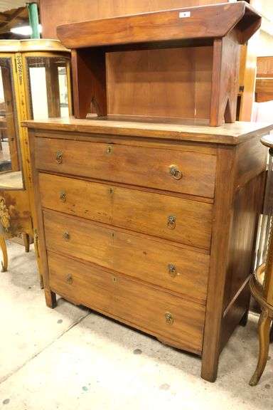 Antique Cottage Softwood Chest, Drawers Wonky