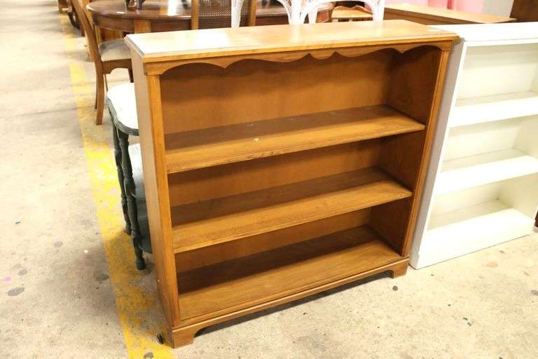 Vintage Farmhouse Maple Bookshelf