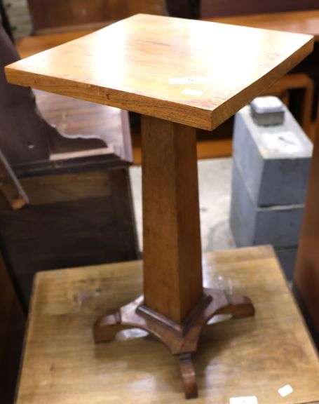 Vintage Walnut Plant Stand