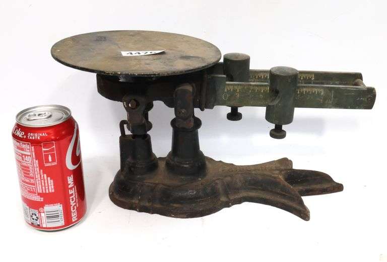 Antique Fairbanks Cast Iron Balance Scale Dixon's Auction at Crumpton