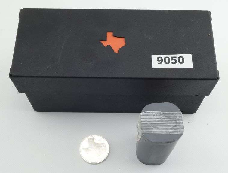 (250) Texas Precious Metals Battle of the Alamo .999 Silver 1 Oz Rounds, 250 ozt Heavy Duty Steel Texas Case