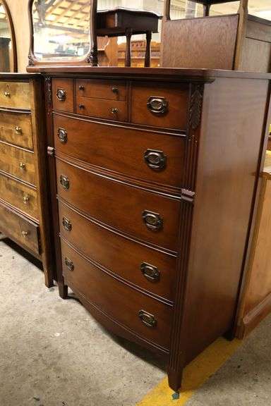 Huntley Neoclassical Style Mahogany Chest