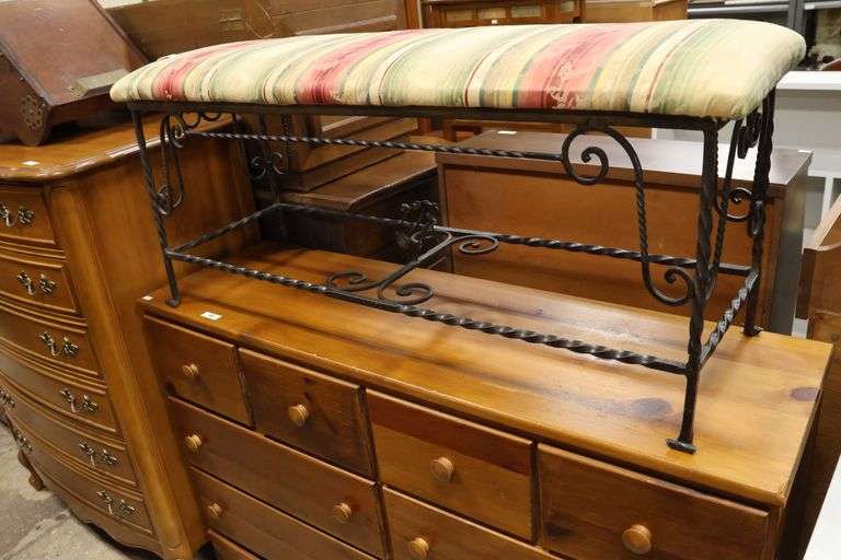 Beaux Arts Wrought Iron Window Seat