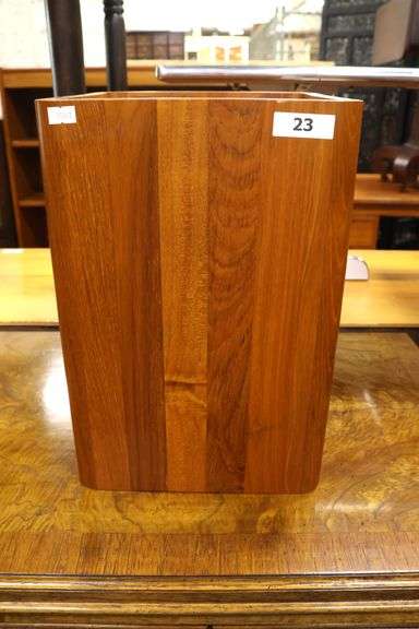 Danish MCM Teak Waste Bin