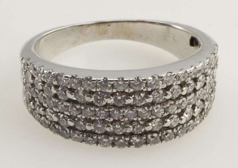 14k Gold Multi Diamond Band/Ring 4.6g - Dixon's Auction at Crumpton
