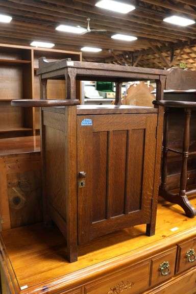Conrey-Davis Mission Oak Washstand