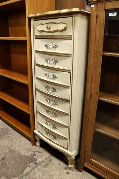 French Provincial Style Painted Lingerie Chest