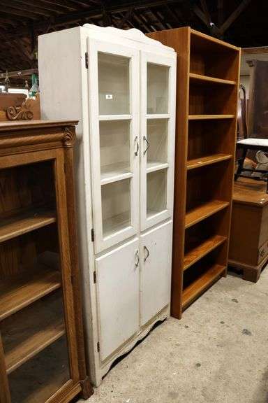 Art Deco White Hutch