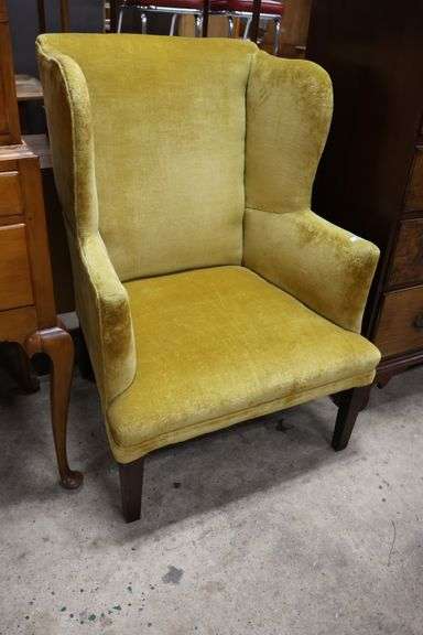 Georgian Mahogany Wing Chair