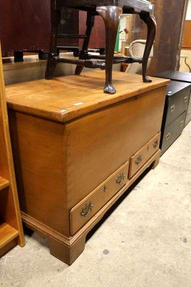 Pennsylvania Chippendale Poplar Dower Chest