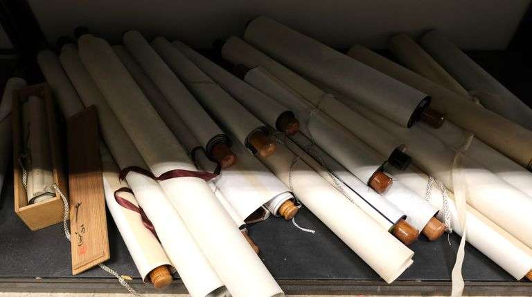 Scroll Collection Collection of Vintage Oriental Style Scrolls - Dixon's Auction at Crumpton