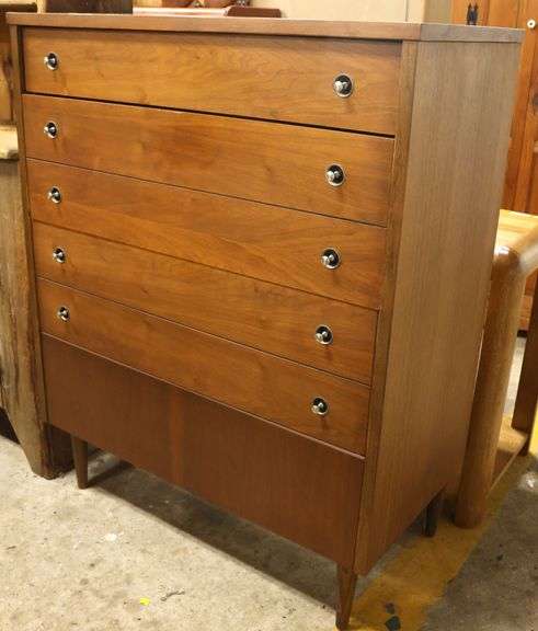 Bassett MCM Walnut and Laminate Chest