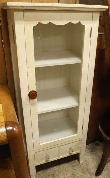 Modern Farmhouse Painted Cabinet