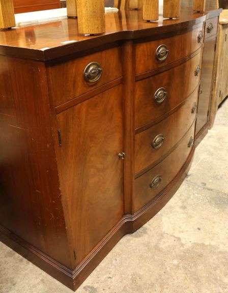 Colonial Revival Federal Style Mahogany Server