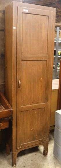 Vintage Farmhouse Chimney Cupboard in Crackle Paint