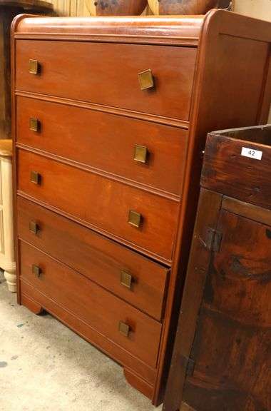 Art Deco Maple Chest