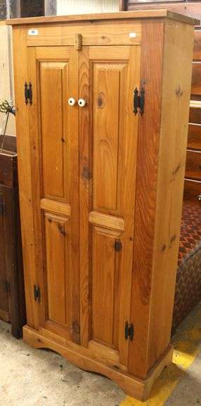 Modern Farmhouse Pine Cabinet