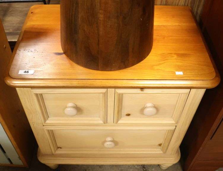 Modern Farmhouse Pine Nightstand