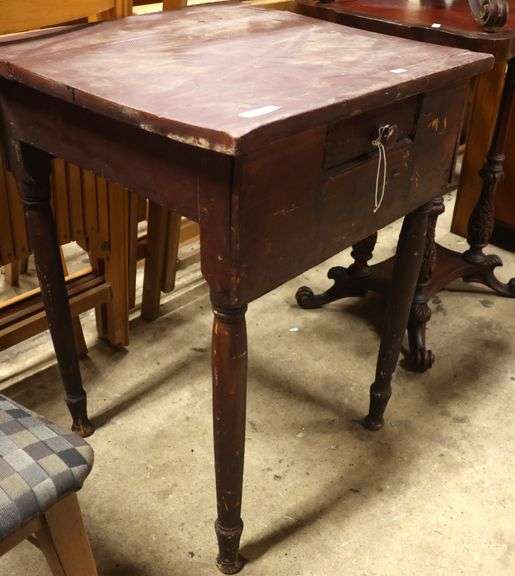 Antique One Drawer Stand, As-Is